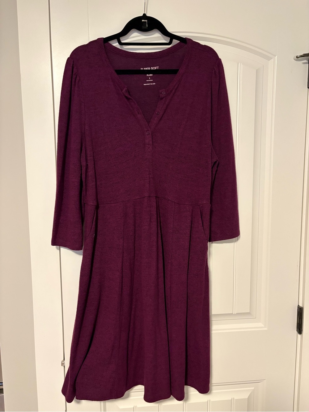 torrid Plum Long-Sleeve Dress